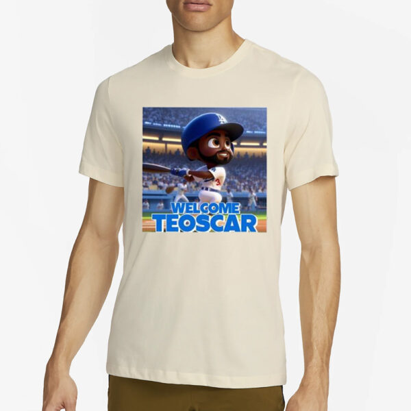 La Dodgers Chibi Welcome Teoscar T-Shirt4