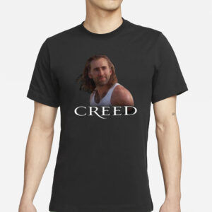 Limited Shitheadsteve Nicolas Cage Creed T-Shirt1