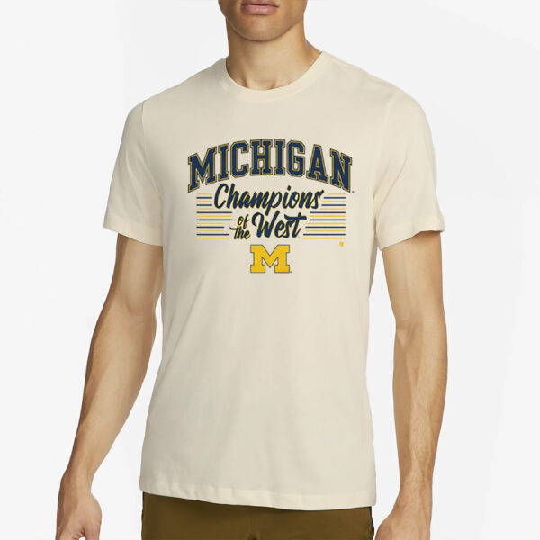 Michigan Football Champions Of The West T-Shirt2