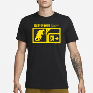 Monsterverse In Case Of Godzilla Attacks T-Shirt1