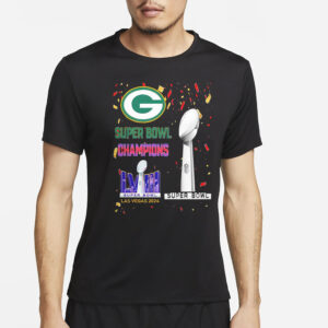 Packers Super Bowl Champions LVIII Las Vegas 2024 T-Shirt2