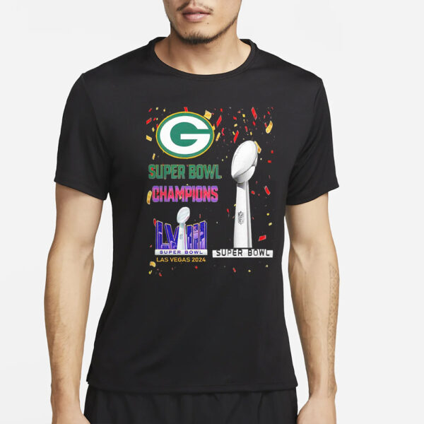 Packers Super Bowl Champions Lviii Las Vegas 2024 T-Shirt2