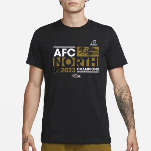 Ravens 2023 AFC North Division Champions T-Shirt3