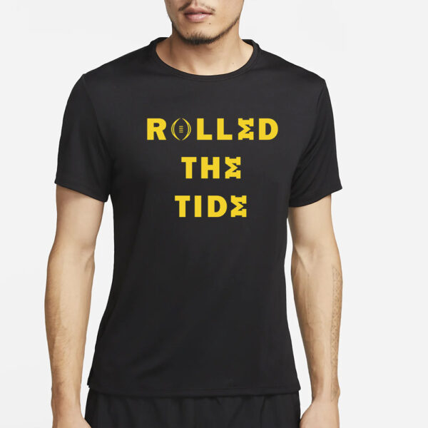 Rolled The Tide Michigan Beat Alabama T-Shirt4