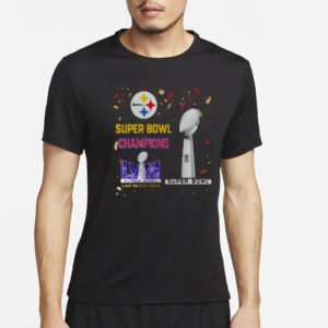 Steelers Super Bowl Champions LVIII Las Vegas 2024 T-Shirt2