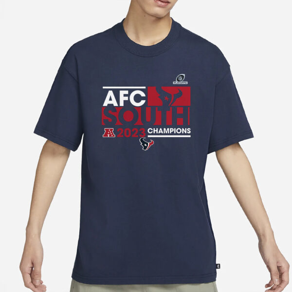 Texans 2023 Afc South Division Champions T-Shirt3