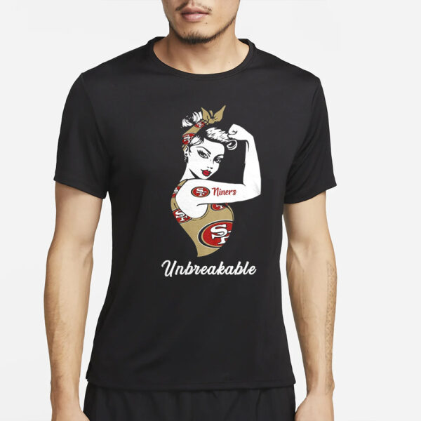 49Ers Super Bowl 49Ers Girls Unbreakable T-Shirt2