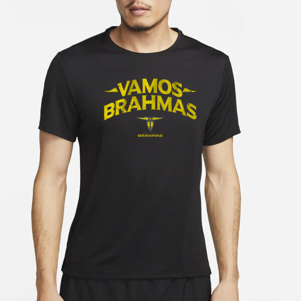 San Antonio Brahmas Ufl Vamos Brahmas T-Shirt4