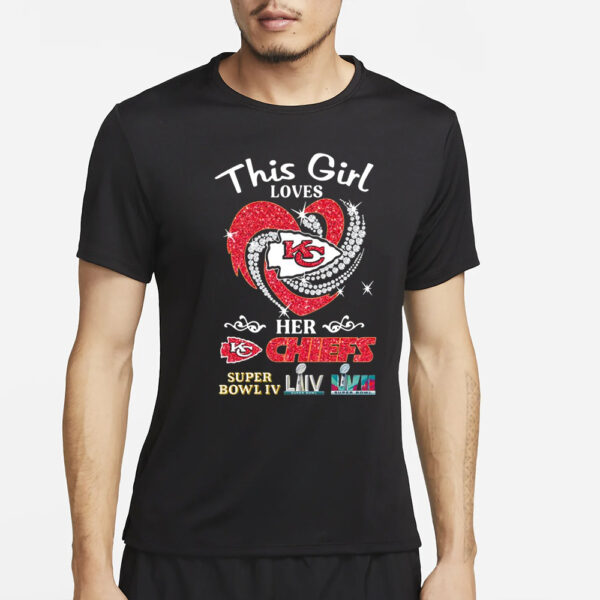 This Girl Loves Her Super Bowl Iv T-Shirt2
