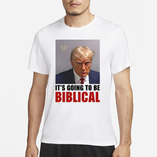 Trump Mugshot Its Going To Be Biblica T-Shirt1