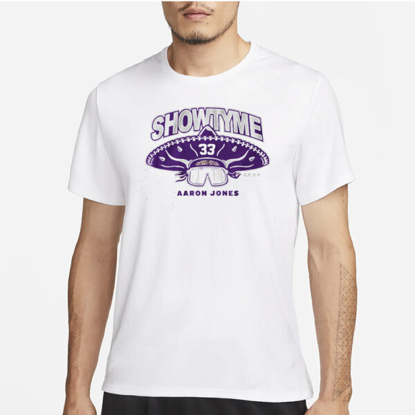 Aaron Jones Showtyme Minnesota T Shirt3