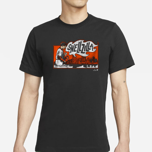 Blake Snell San Francisco Snellzilla T-Shirts