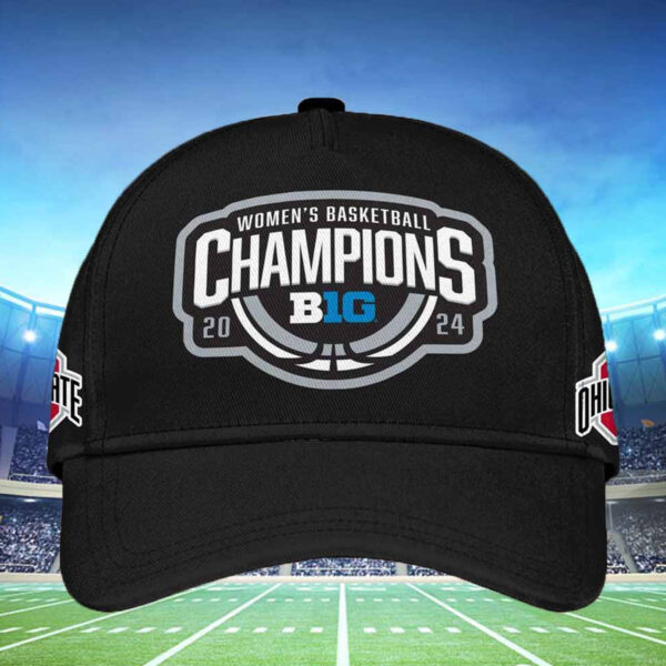 Buckeyes Women’s Basketball Big 10 Regular Season 2024 Champions Hat1