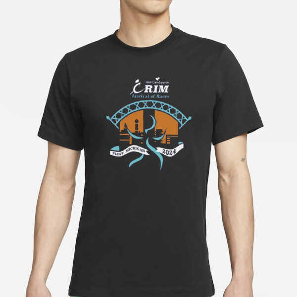 Hap Caresource Crim Festival Of Races Flint Michigan 2024 T-Shirt