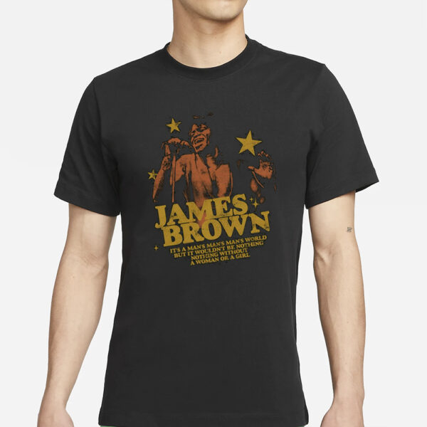James Brown It'S A Man'S World Star Long Sleeve T-Shirts