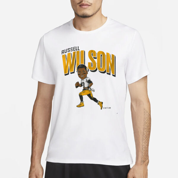 Russell Wilson Pittsburgh Caricature T-Shirt1