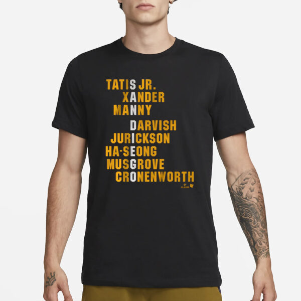 San Diego Names 2024 T-Shirt1