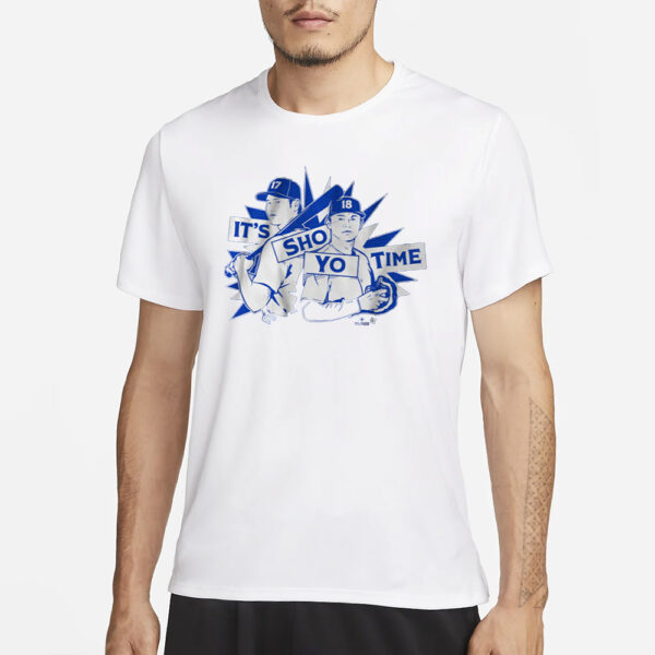 Shohei Ohtani &Amp; Yoshinobu Yamamoto It'S Sho-Yo Time Pro T-Shirt1