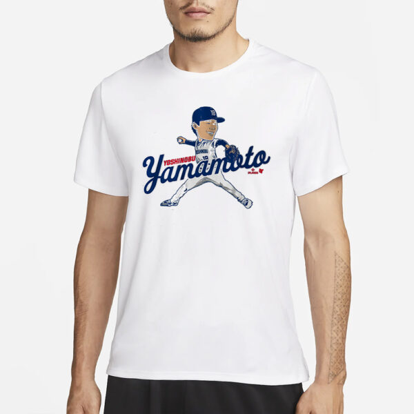 Yoshinobu Yamamoto Caricature Pro T-Shirt3