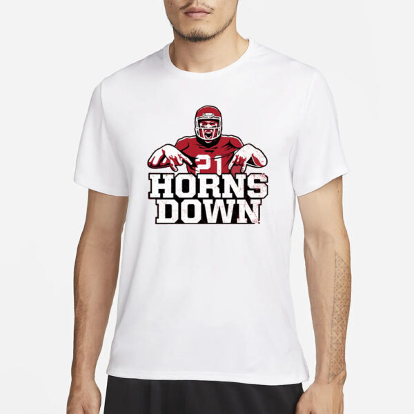 Arkansas Razorbacks Horns Down T-Shirt3