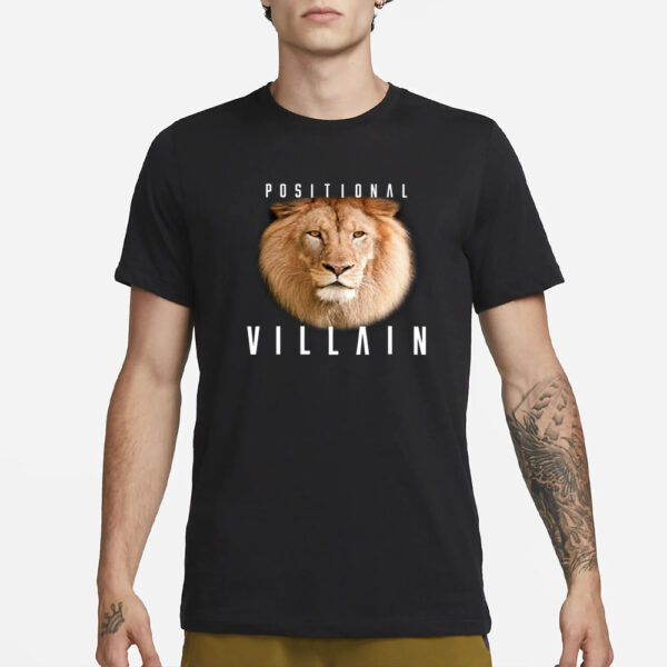 Brad Holmes Wearing Positional Villain T-Shirt1