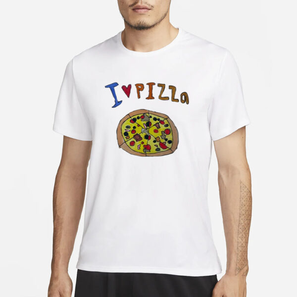 Chaosandkindness I Love Pizza T-Shirt3