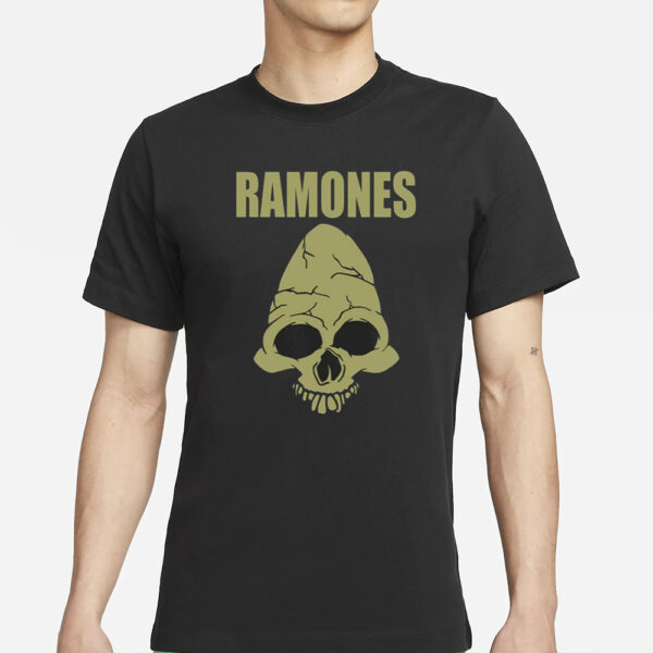 Cm Punk Ramones Skull T-Shirts