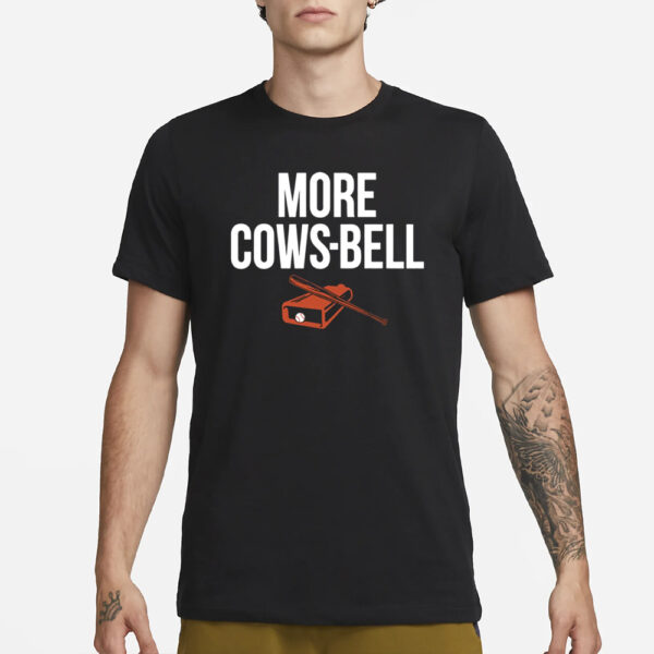 Colton Cowser More Cows Bell T-Shirt3