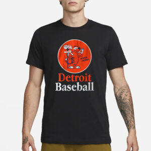 DETROIT BASEBALL PIZZA SPEAR T-SHIRT1