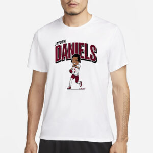 JAYDEN DANIELS CARICATURE T-SHIRT1