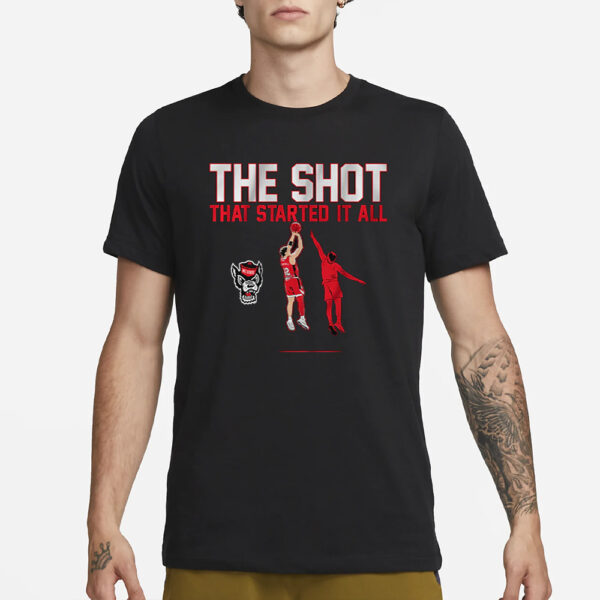Nc State Basketball Michael O'Connell The Shot That Started It All T-Shirt3