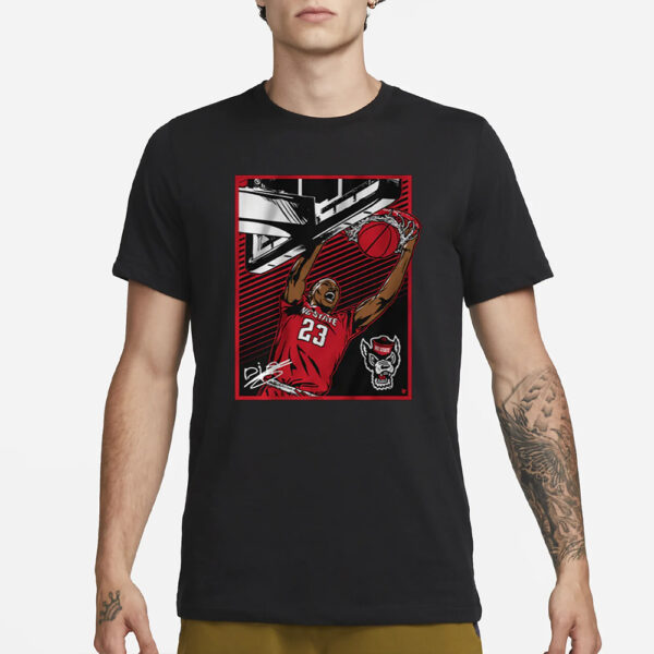 Nc State Basketball Mo Diarra Signature Slam T-Shirt1
