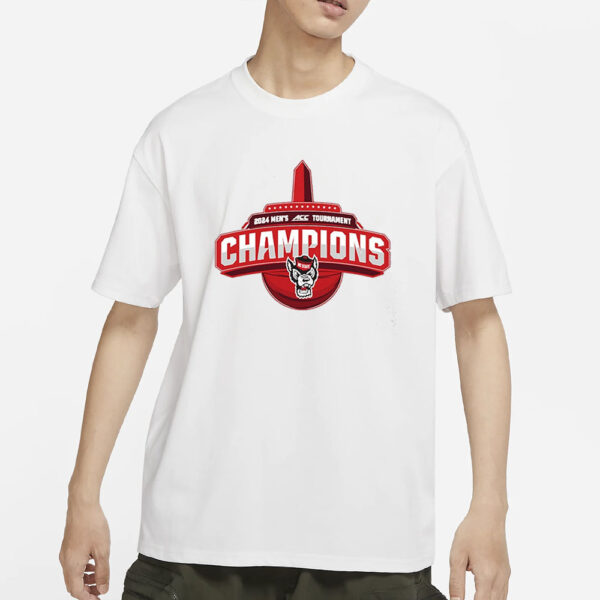 Nc State 2024 Men’s Tournament Champions T-Shirt3