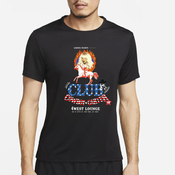 New York Club Cowboy Carter 4West Lounge T-Shirt4
