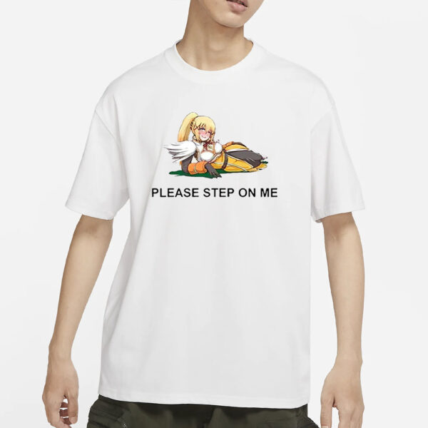 Please Step On Me Konosuba T-Shirt1