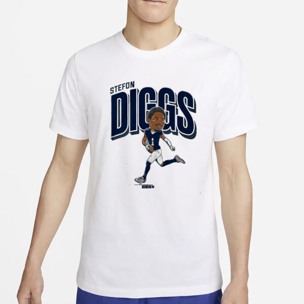 Stefon Diggs Houston Caricature T-Shirt2