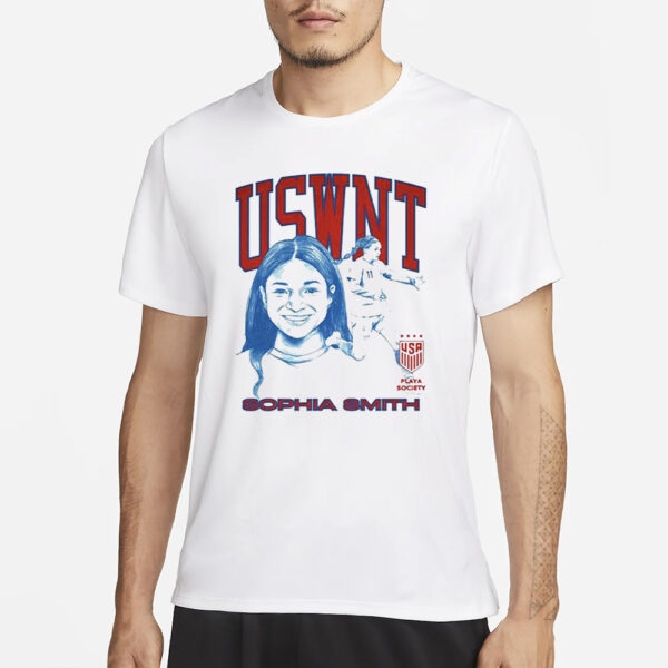 Sophia Smith Player Portland Thorns Fc Football Playa Society Uswnt T-Shirt3