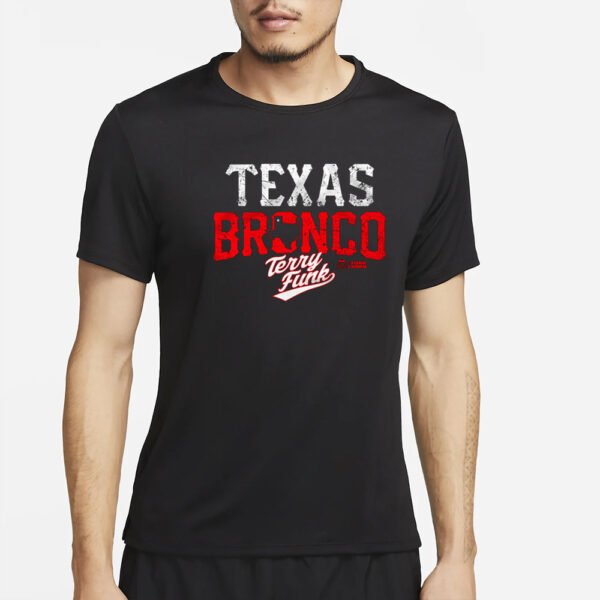 Terry Funk - Texas Bronco T-Shirt2