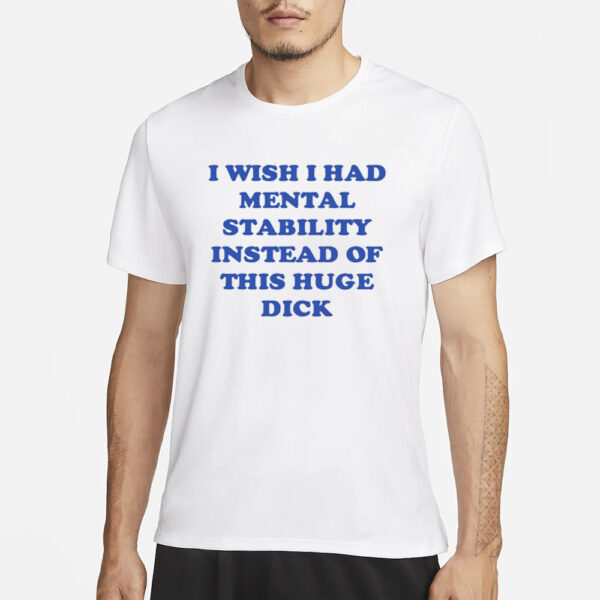 Tayprintstudio I Wish I Had Mental Stability Instead Of This Huge Dick T-Shirt1