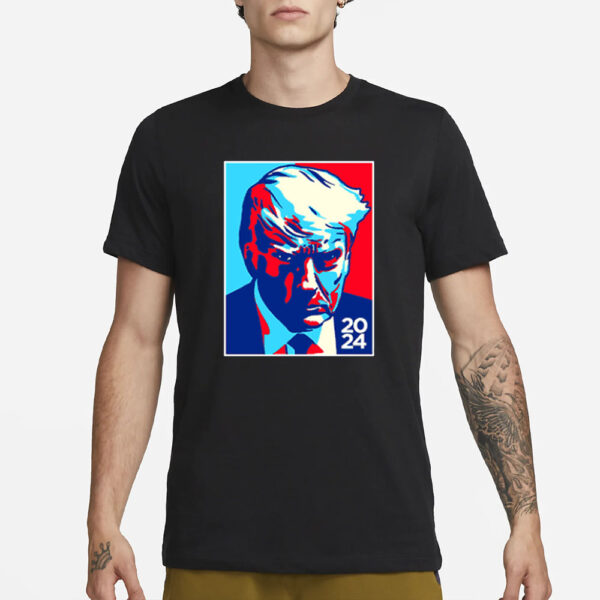 Trump Colorblock Navy Cotton T-Shirt1