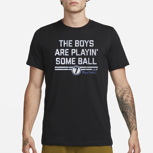 Bobby Witt Jr. The Boys Are Playin' Some Ball T-Shirt1