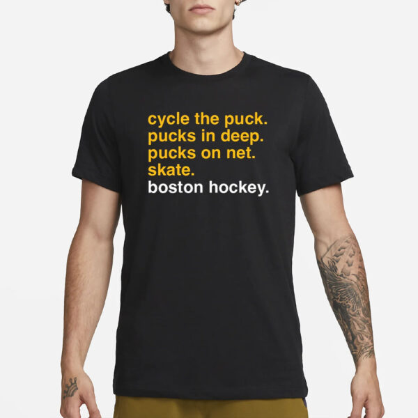 Barstool Sports Hockey Checklist T-Shirt22