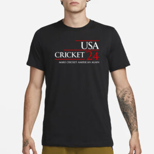 Erik Petersen Usa Cricket '24 Make Cricket American Again T-Shirt1