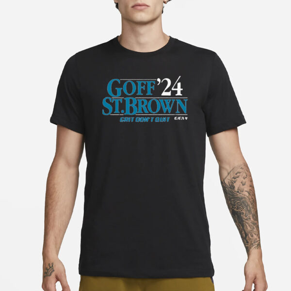 Goff-St. Brown '24 T-Shirt3