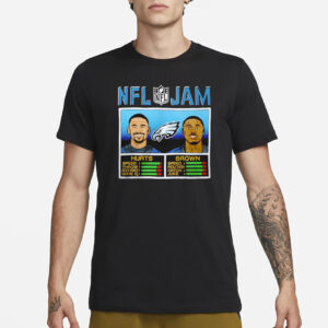 Hurts & Brown Nfl Jam T-Shirt3