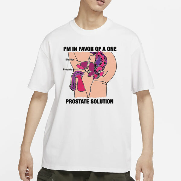 I'M In Favor Of A One Prostate Solution T-Shirt