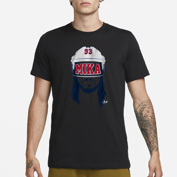 Mika Zibanejad Blank Face T-Shirt3