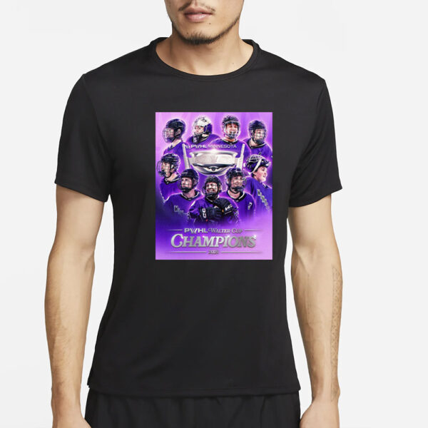 Pwhl Minnesota Walter Cup Champions T-Shirt3