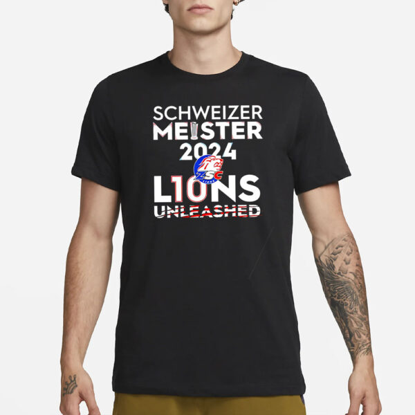 Zsc Lions Schweizer Meister 2024 L10Ns Unleashed T-Shirt1