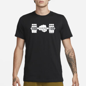 100 Club 100 Gym Doworkson T-Shirt3